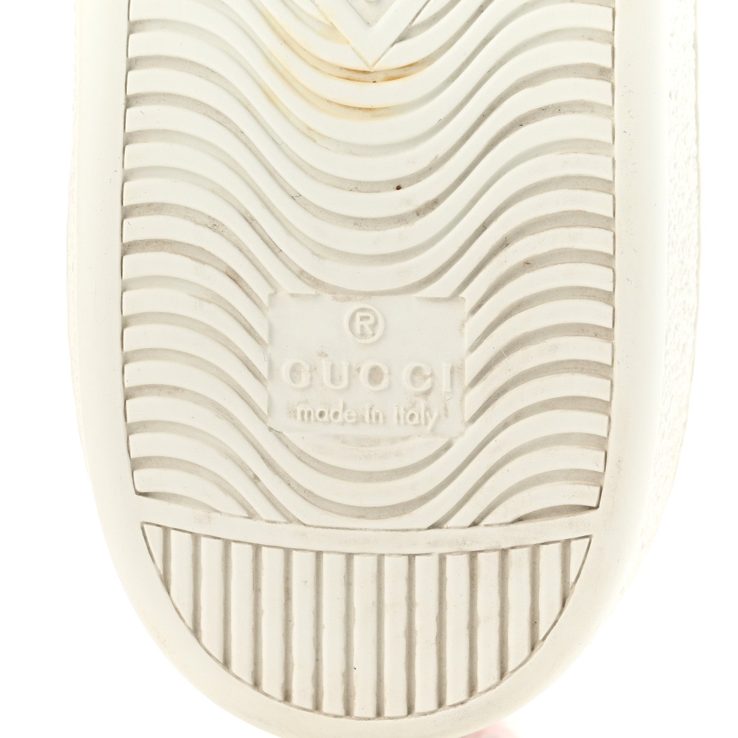 Gucci Calfskin Ayers Web Heart Embroidered Womens Ace Sneakers 39.5 White 6 of 8