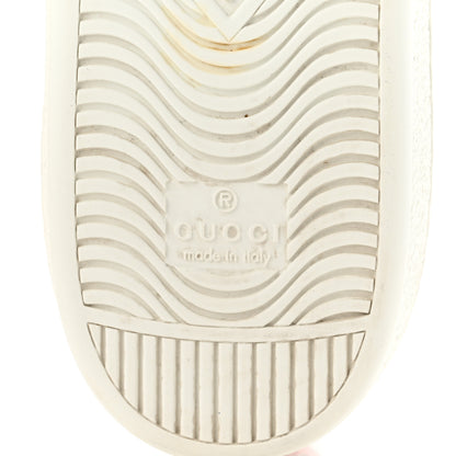 Gucci Calfskin Ayers Web Heart Embroidered Womens Ace Sneakers 39.5 White 6 of 8