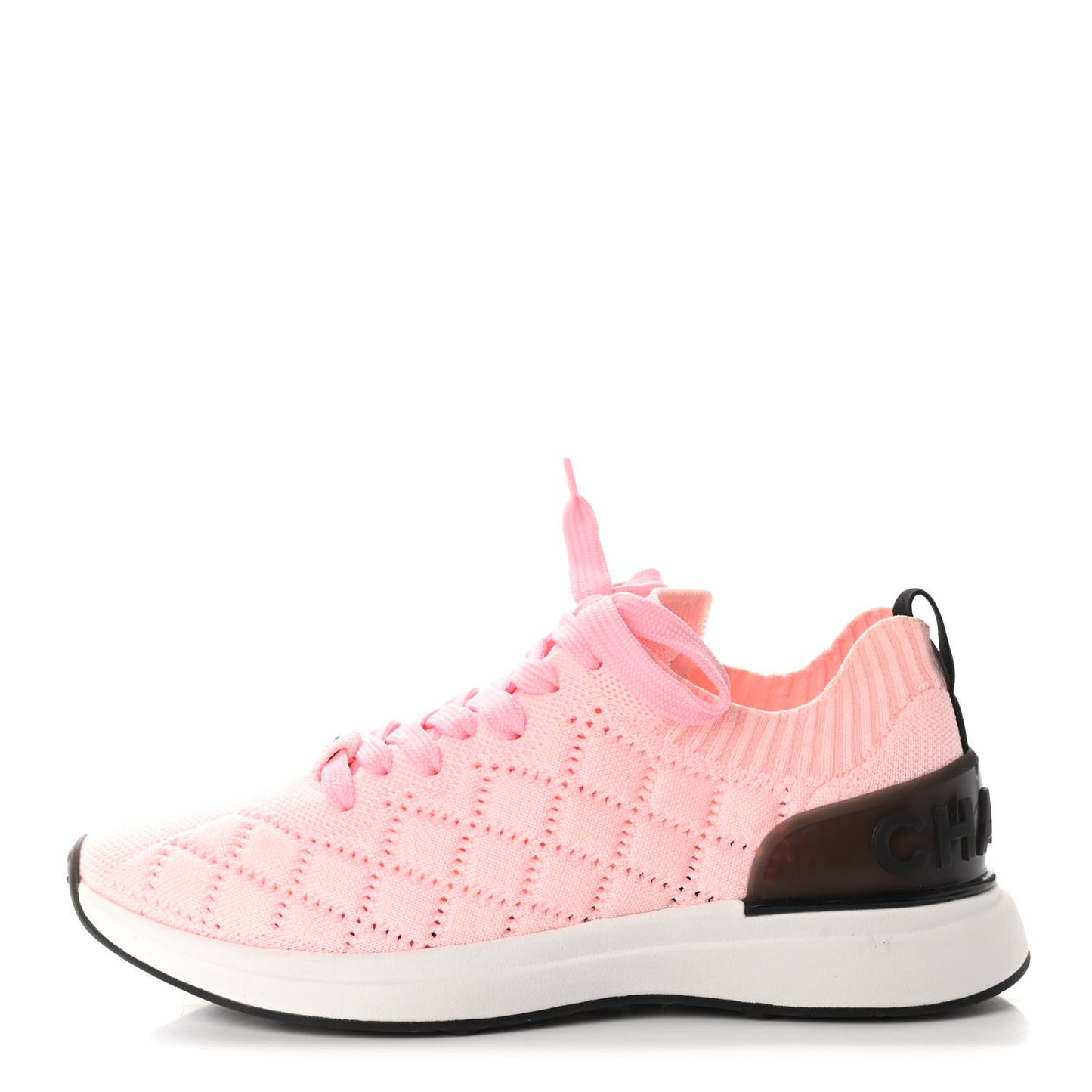 Mixed Fibers Quilted Womens CC Sneakers 38 Light Pink