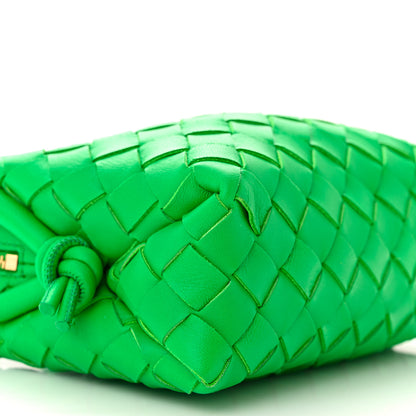 Bottega Veneta Nappa Intrecciato Mini Loop Camera Bag Parakeet 8 of 9