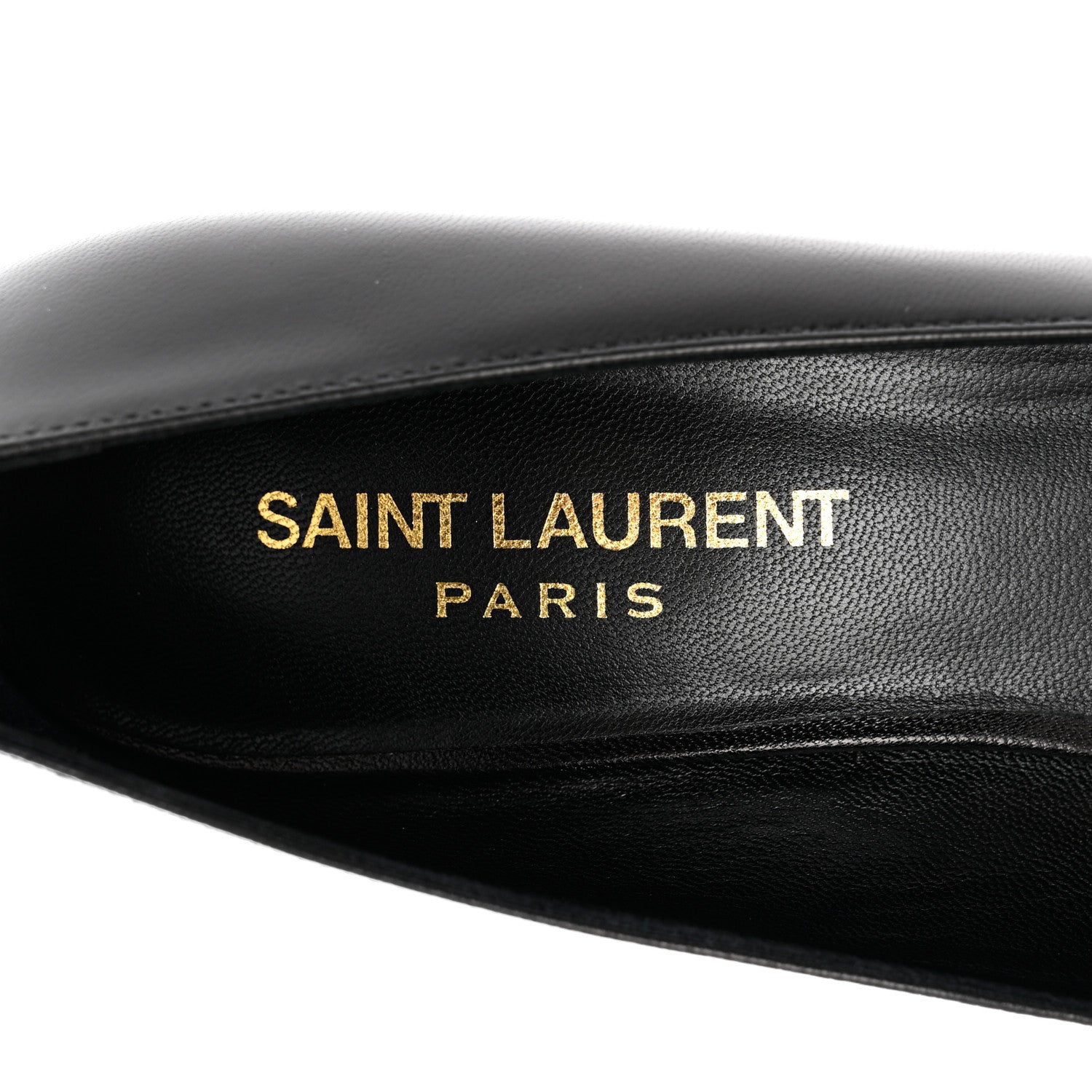 Saint Laurent Calfskin Anja 85 Pumps 36.5 Black 7 of 9