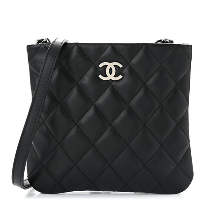 Chanel Calfskin Quilted Crossbody Bag Black 1 of 10