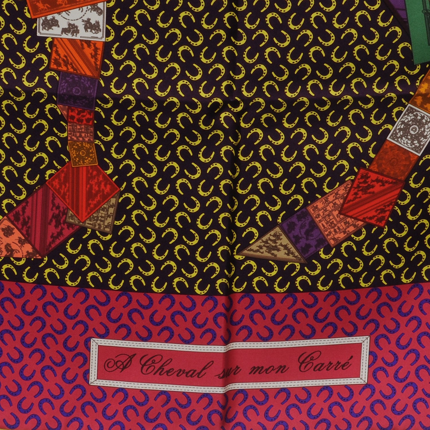 Hermes Silk A Cheval Sur Mon Carre Scarf 90 5 of 8