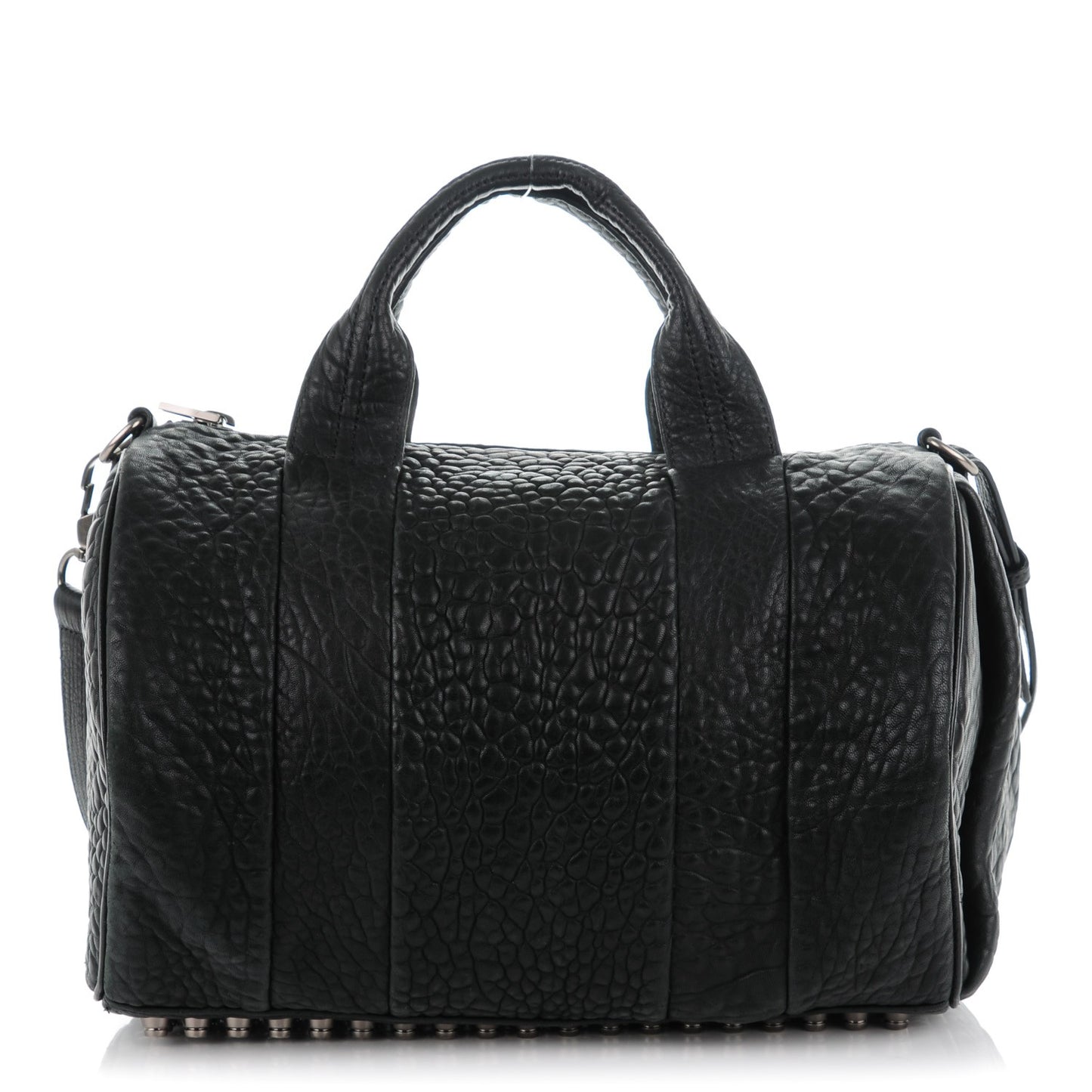 Pebbled Lambskin Rocco Black Nickel Hardware