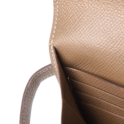 Hermes Epsom Kelly Longue Wallet Etoupe 10 of 15