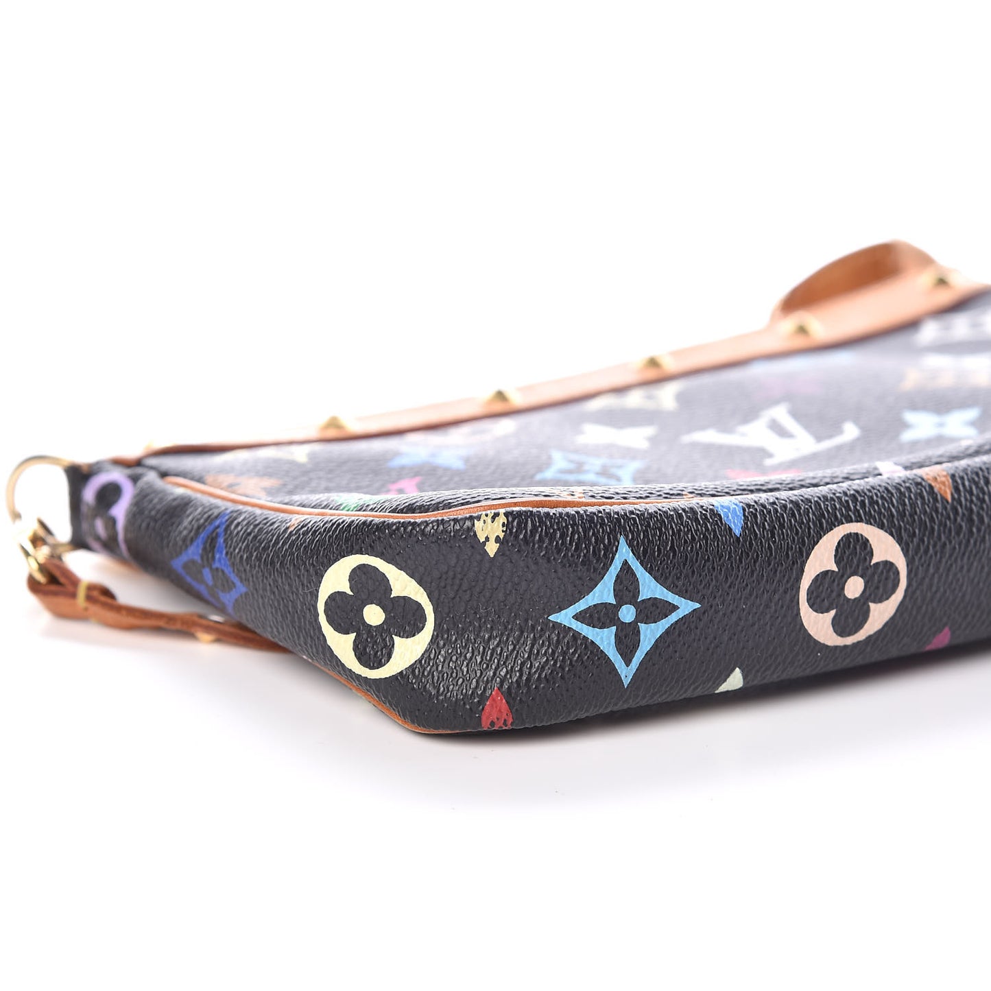 Monogram Multicolor Pochette Accessories Black