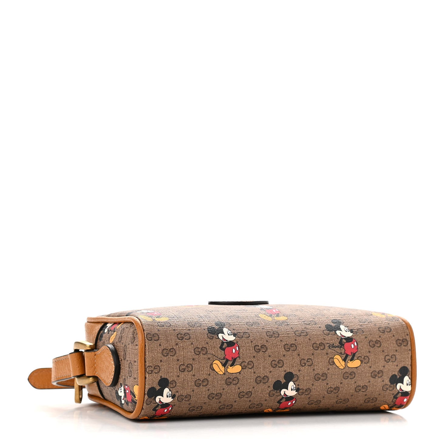 X DISNEY Mini Vintage GG Supreme Monogram Mickey Mouse Shoulder Bag Beige Vintage Sun Oil