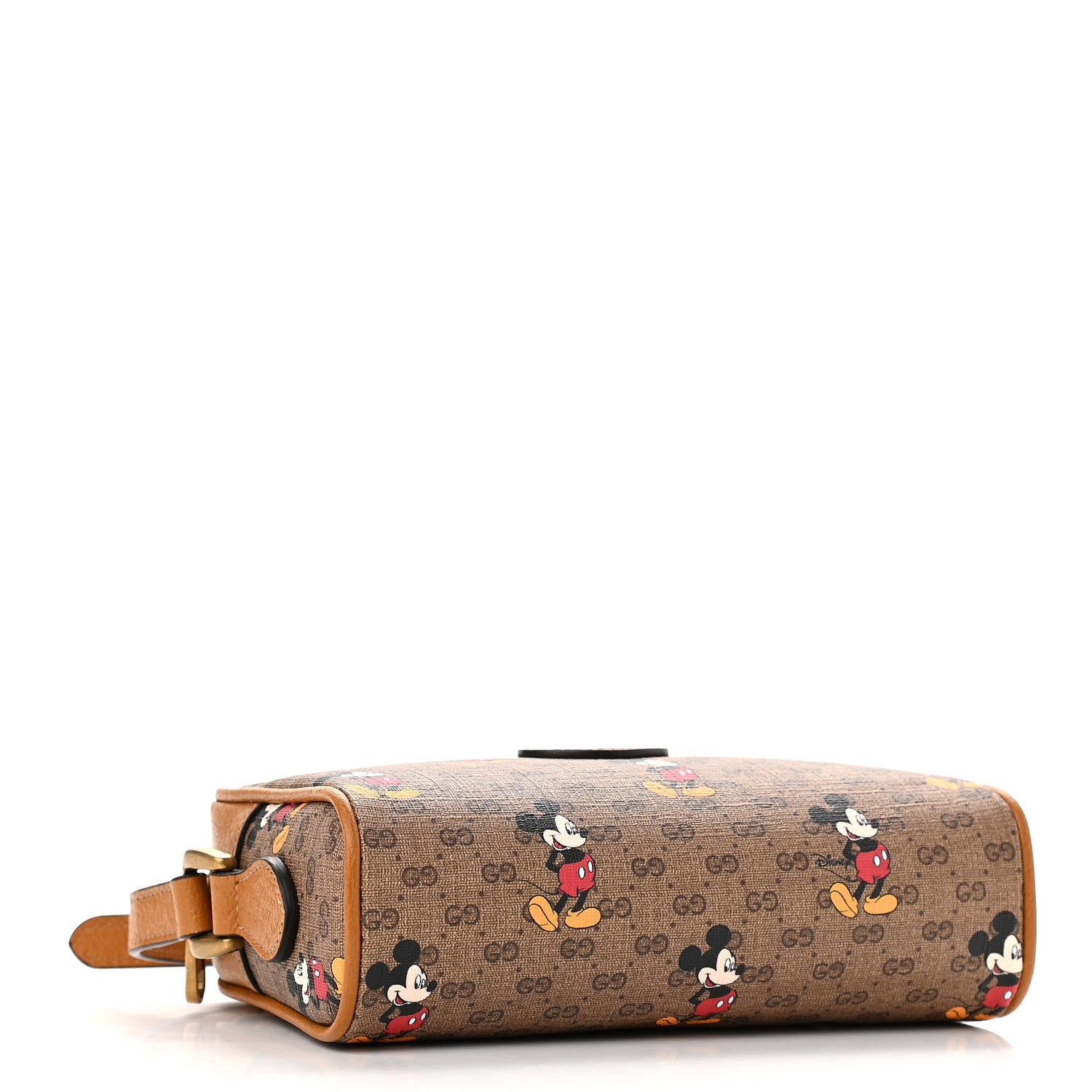 Gucci X DISNEY Mini Vintage GG Supreme Monogram Mickey Mouse Shoulder Bag Beige Vintage Sun Oil 4 of 10