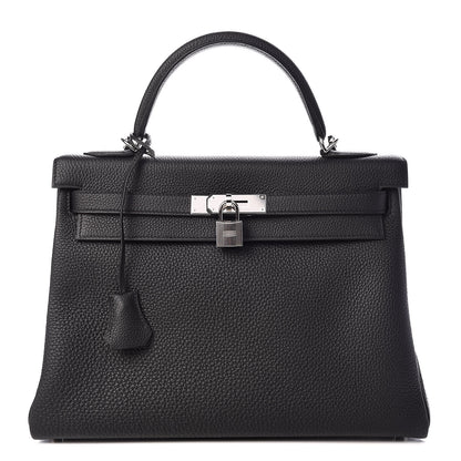Hermes Togo Kelly Retourne 32 Black 1 of 34