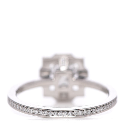 Harry Winston Platinum Diamond Belle Round Brilliant Micropave Ring 48 4.5 3 of 7