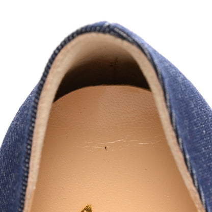 Christian Louboutin Denim Patent New Very Prive 120 Pumps 36 Blue 8 of 10