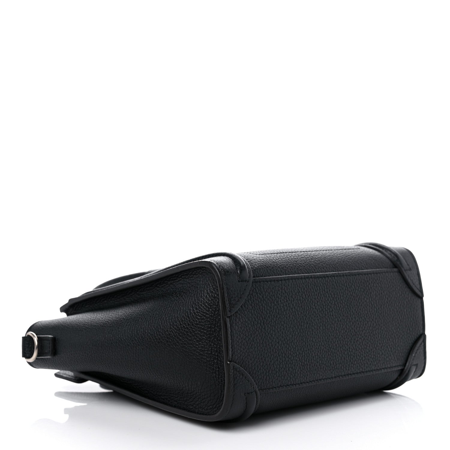 Celine Drummed Calfskin Nano Luggage Black 4 of 12