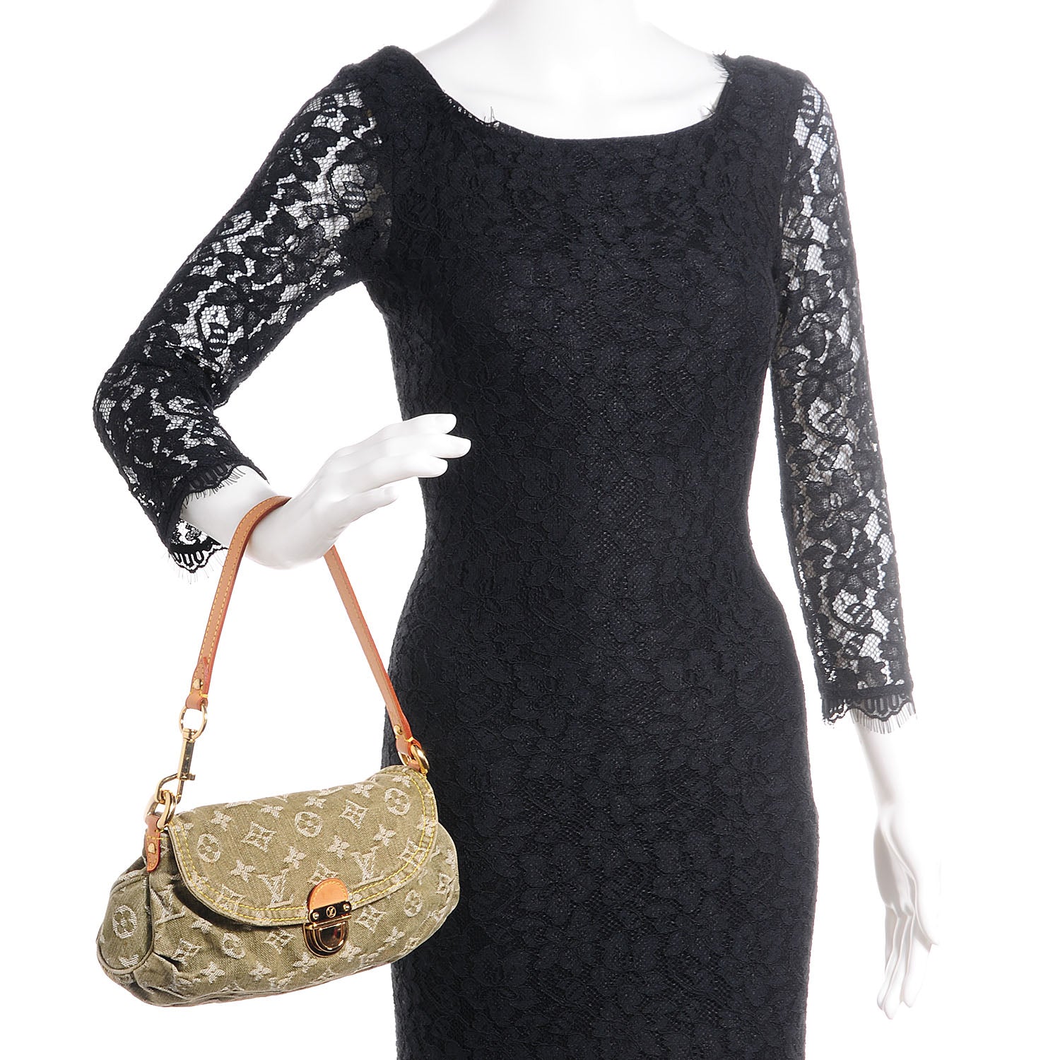 Louis Vuitton Monogram Denim Mini Pleaty Lichen 2 of 7