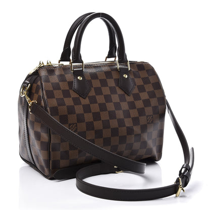 Louis Vuitton Damier Ebene Speedy Bandouliere 25 2 of 9