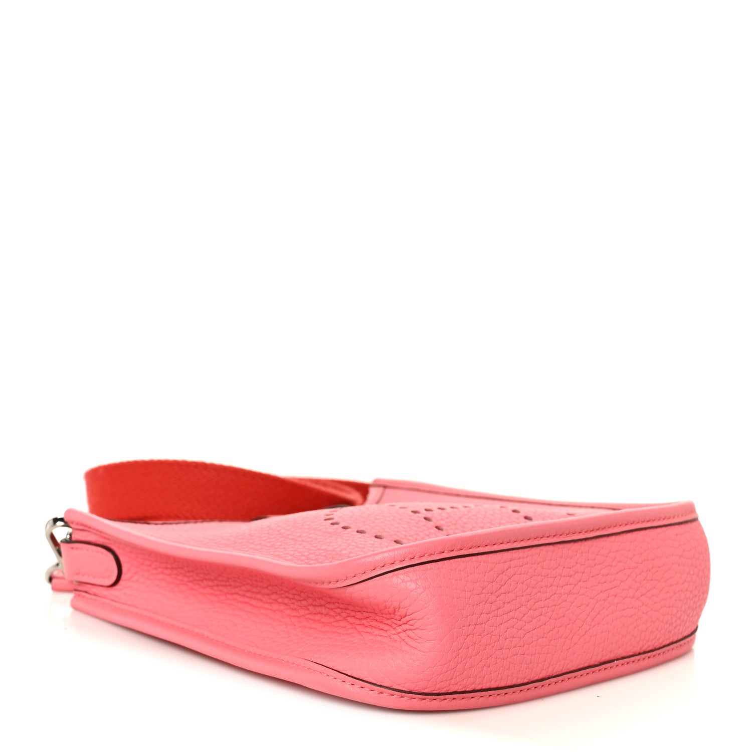 Hermes Taurillon Clemence Amazone Evelyne TPM Rose Azalee Rouge
