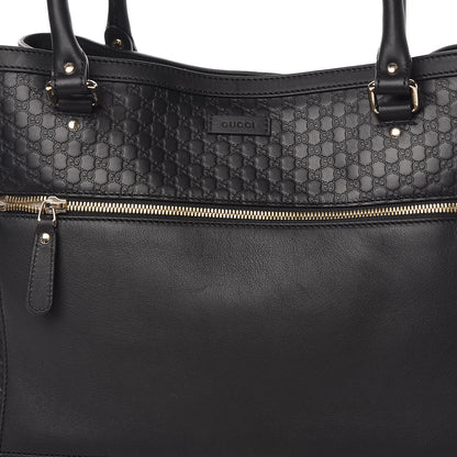 Gucci Soft Microguccissima Large Tote Black 9 of 13