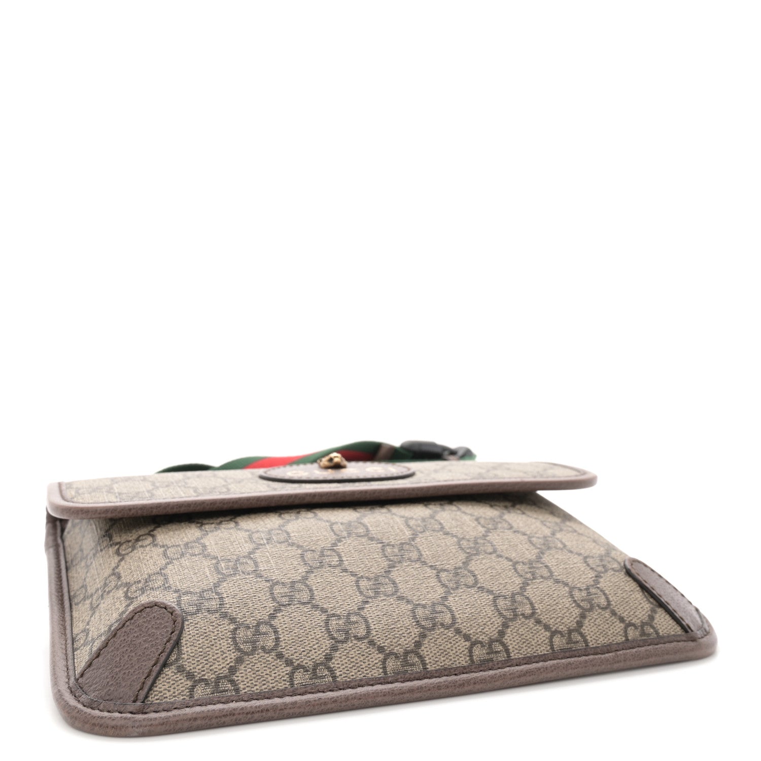 Gucci GG Supreme Monogram Neo Vintage Web Belt Bag Brown 4 of 12