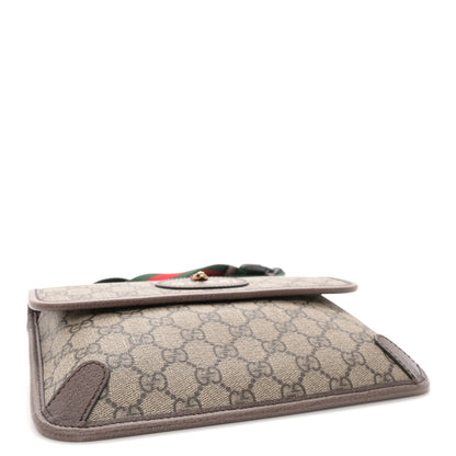 Gucci GG Supreme Monogram Neo Vintage Web Belt Bag Brown 4 of 12