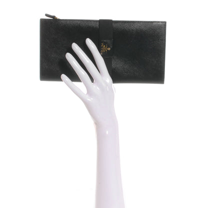 Prada Saffiano Calfskin Document Holder Nero Black 2 of 8