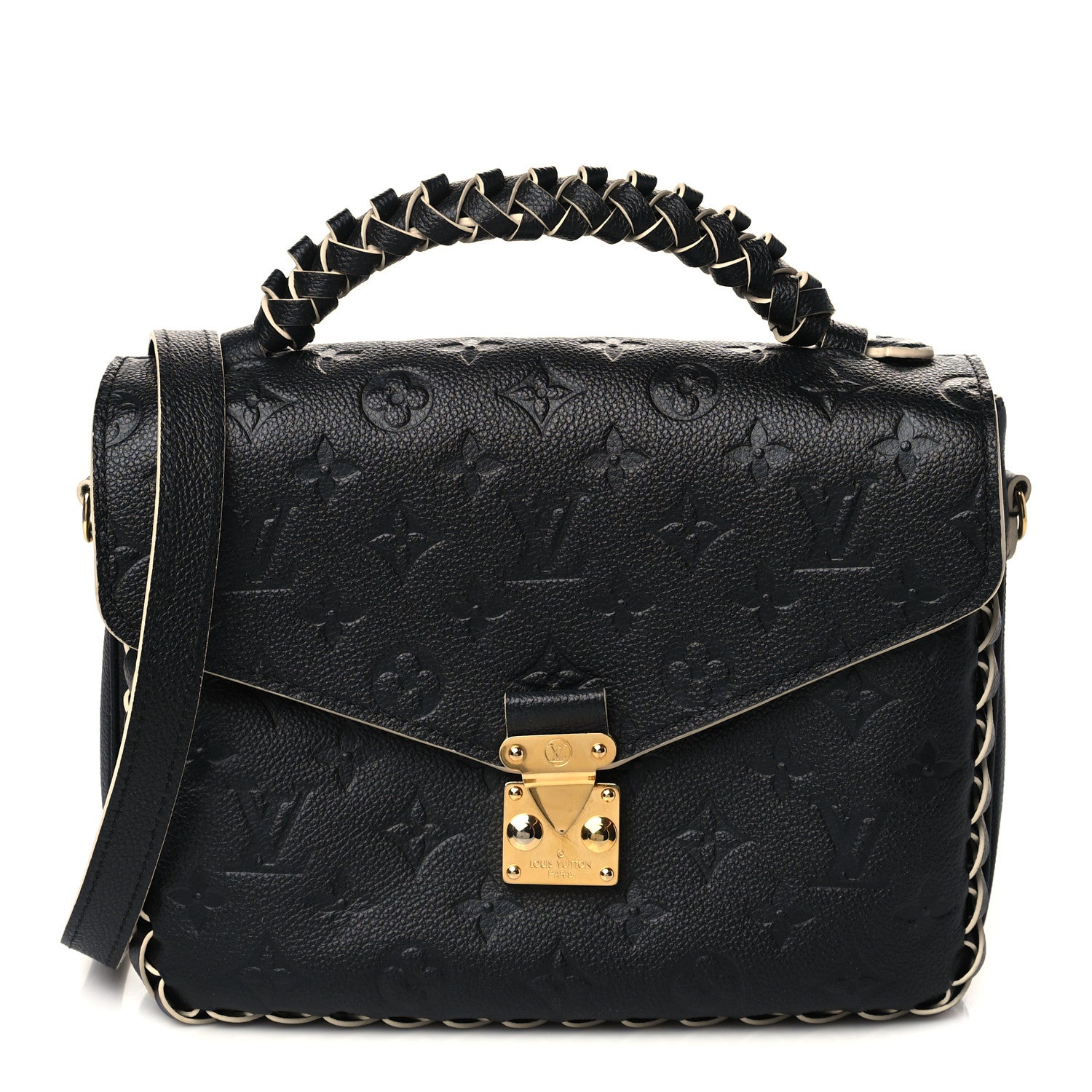 Louis Vuitton Empreinte Braided Pochette Metis Black 1 of 6
