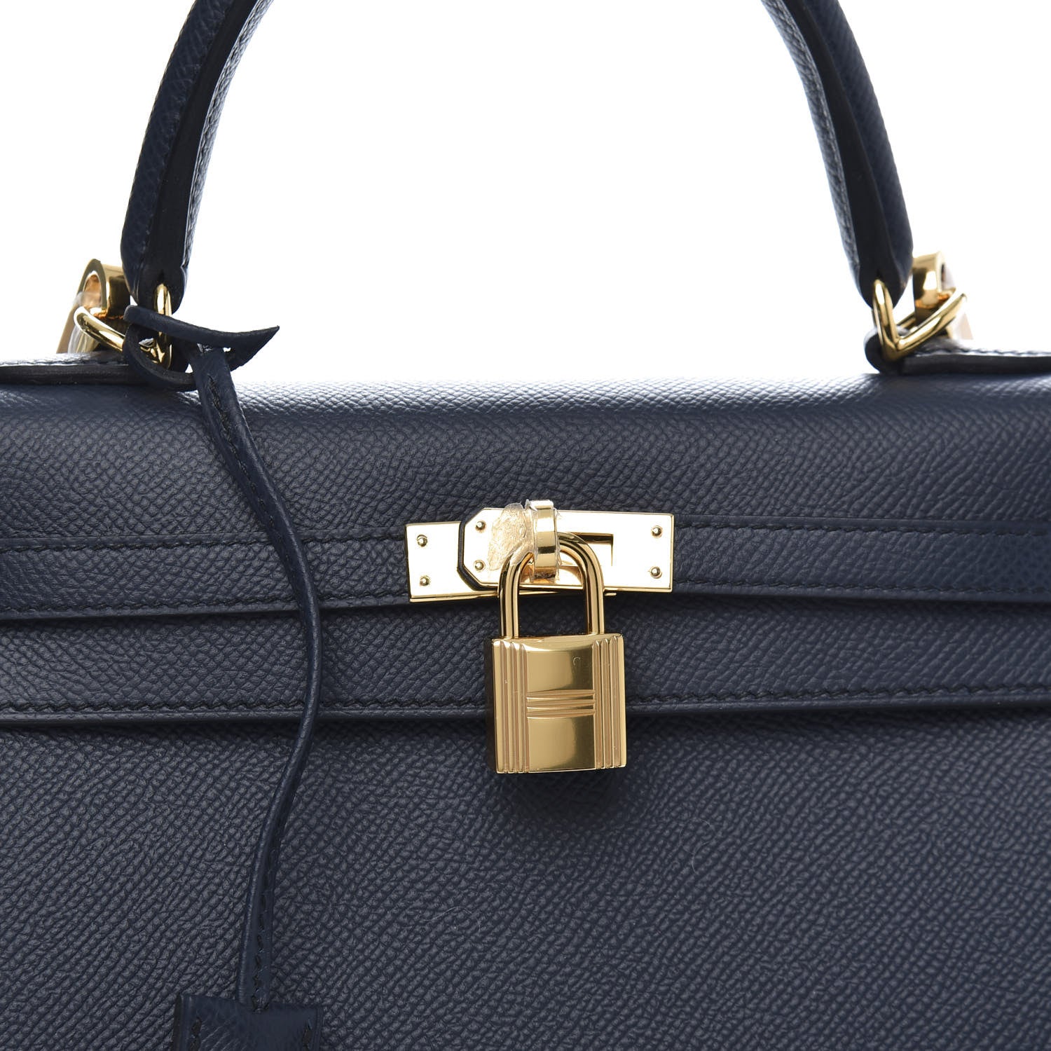 Hermes Epsom Kelly Sellier 25 Bleu Indigo 14 of 15