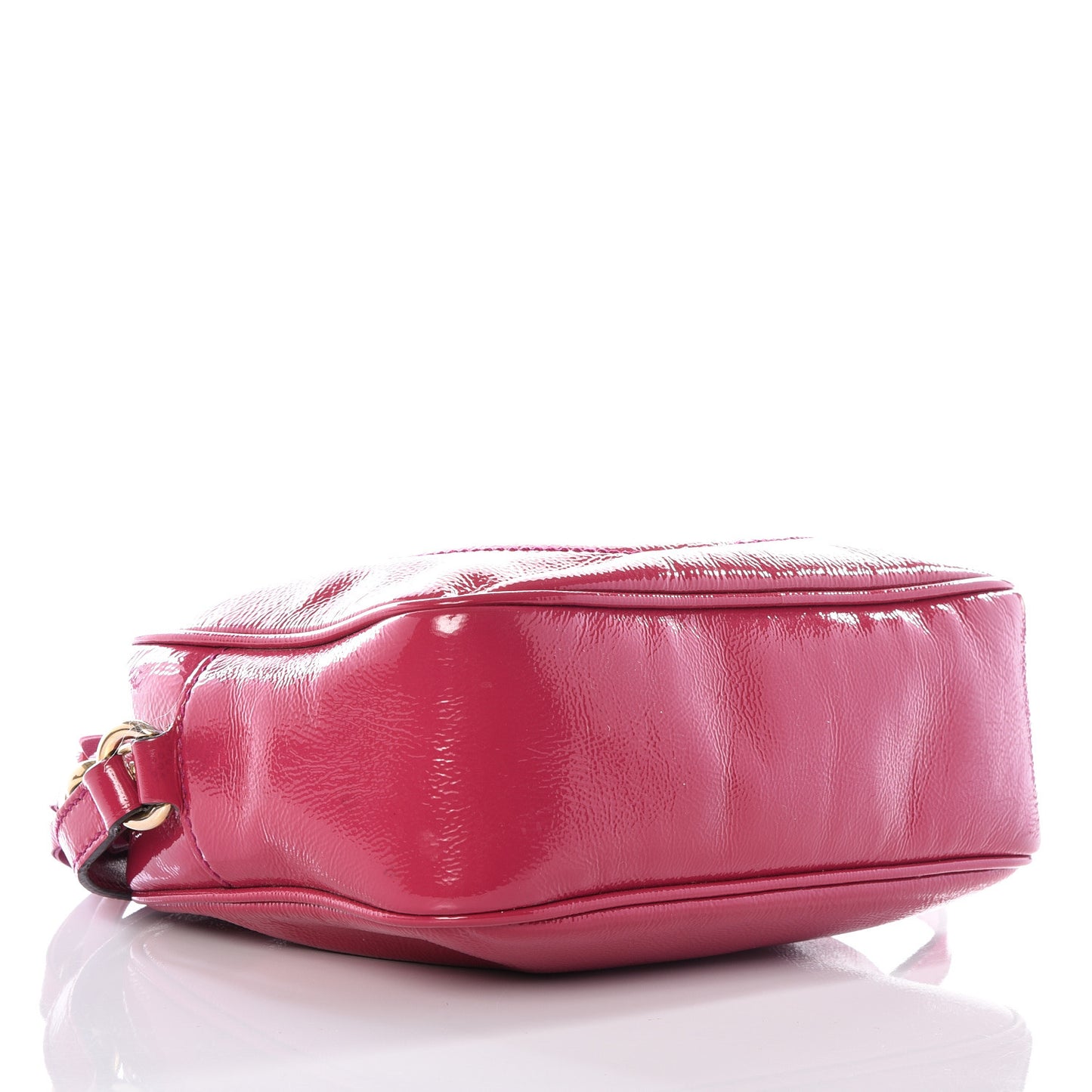 Soft Patent Small Soho Disco Bag Bright Bougainvillea