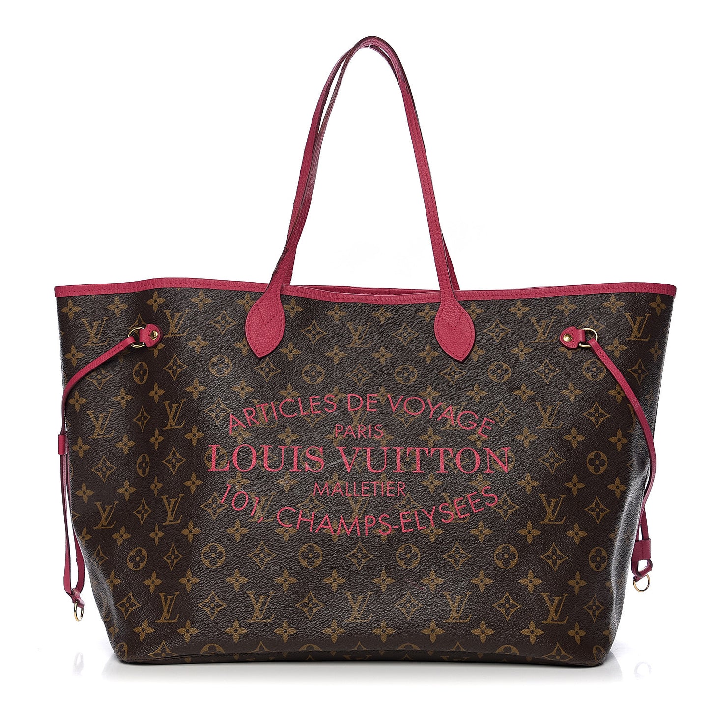 Monogram Articles de Voyage Ikat Neverfull GM Rose Indien