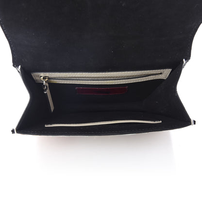 Valentino Garavani Vitello Japanese Bird Embroidered Small Glam Lock Rockstud Flap Multicolor 5 of 11