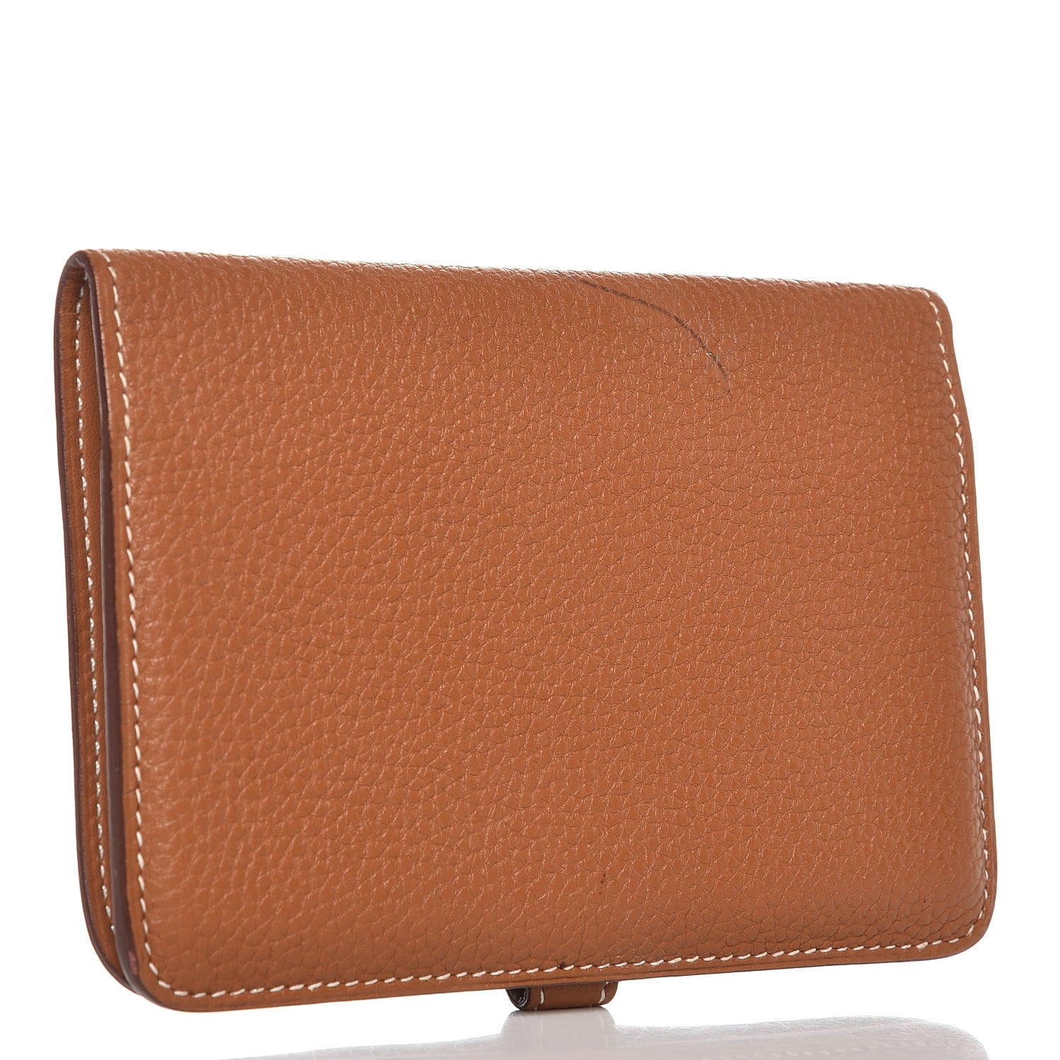 Hermes Togo Dogon Compact Wallet Gold 3 of 9