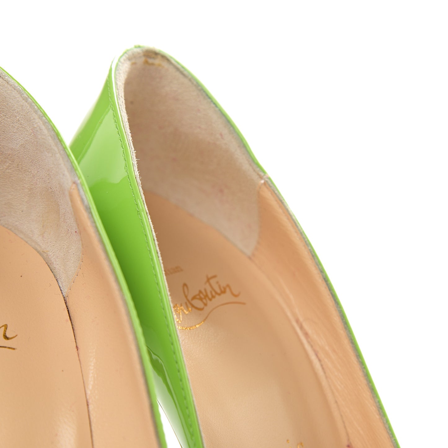 Patent Pigalle Follies 100 Pumps 35 Neon
