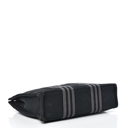 Hermes Canvas Herline PM Tote Black 3 of 16