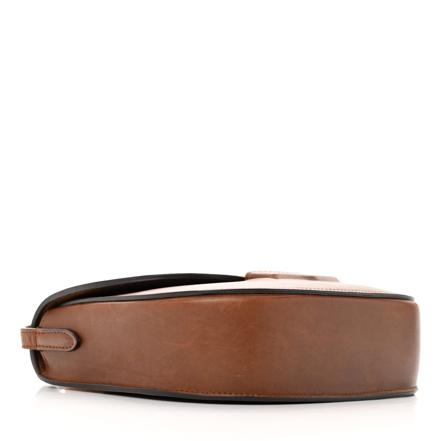 Supersoft Calfskin Small Trotteur Caramel