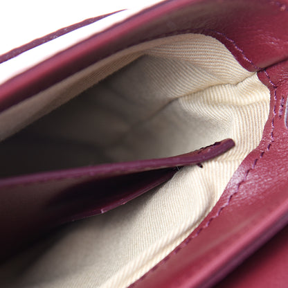 Chloe Calfskin Embossed Small Aby Lock Brown Purple 6 of 10