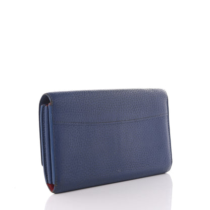 Louis Vuitton Taurillon Capucines Wallet Blue 2 of 10