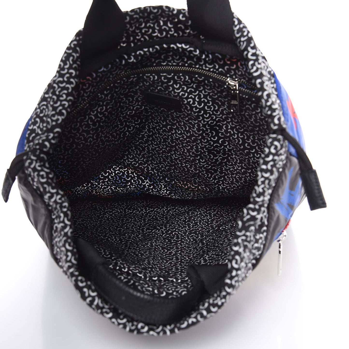 Nylon King of Hearts Printed Tote Mutlicolor