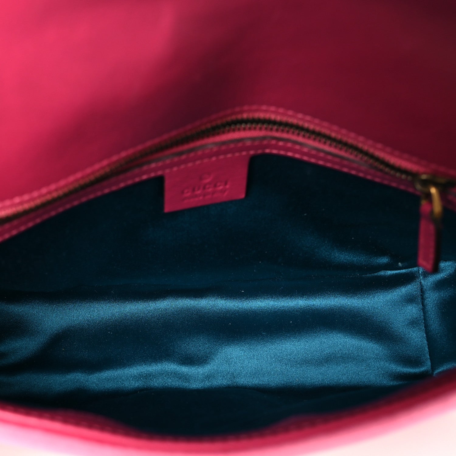 Gucci Velvet Matelasse Small GG Marmont Shoulder Bag Fuchsia Violet Cyclamen 5 of 10