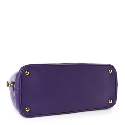 Prada Saffiano Medium Galleria Double Zip Tote Viola 4 of 11