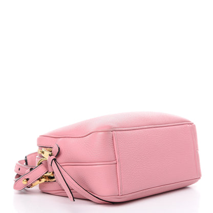 Prada Vitello Daino Medium Double Zip Shoulder Bag Petalo 4 of 12
