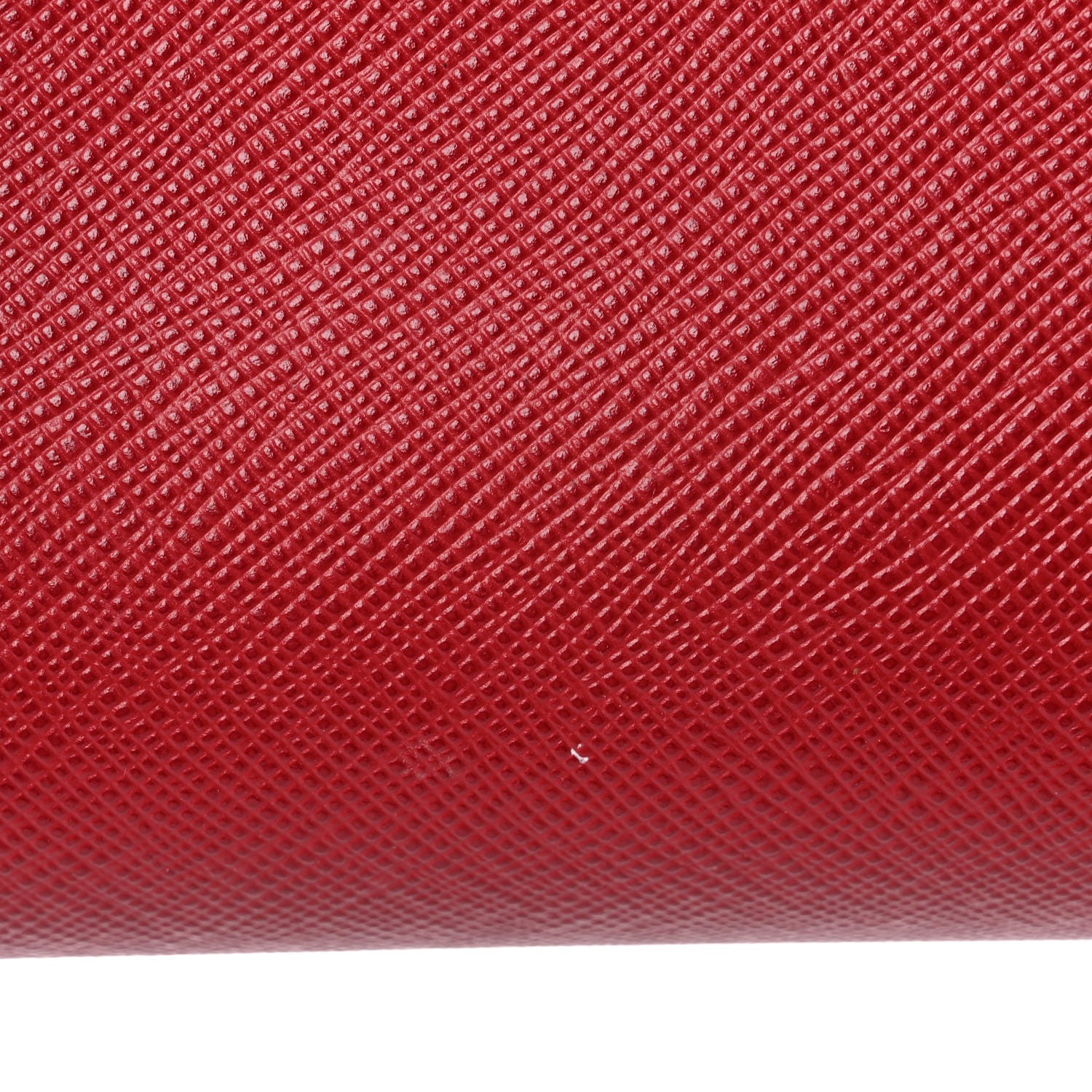 Prada Saffiano Lux East West Frame Clutch Fuoco 12 of 17