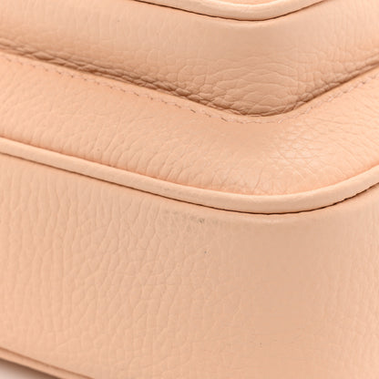 Burberry Grained Calfskin Small Camera Bag Peach Pink 11 of 14