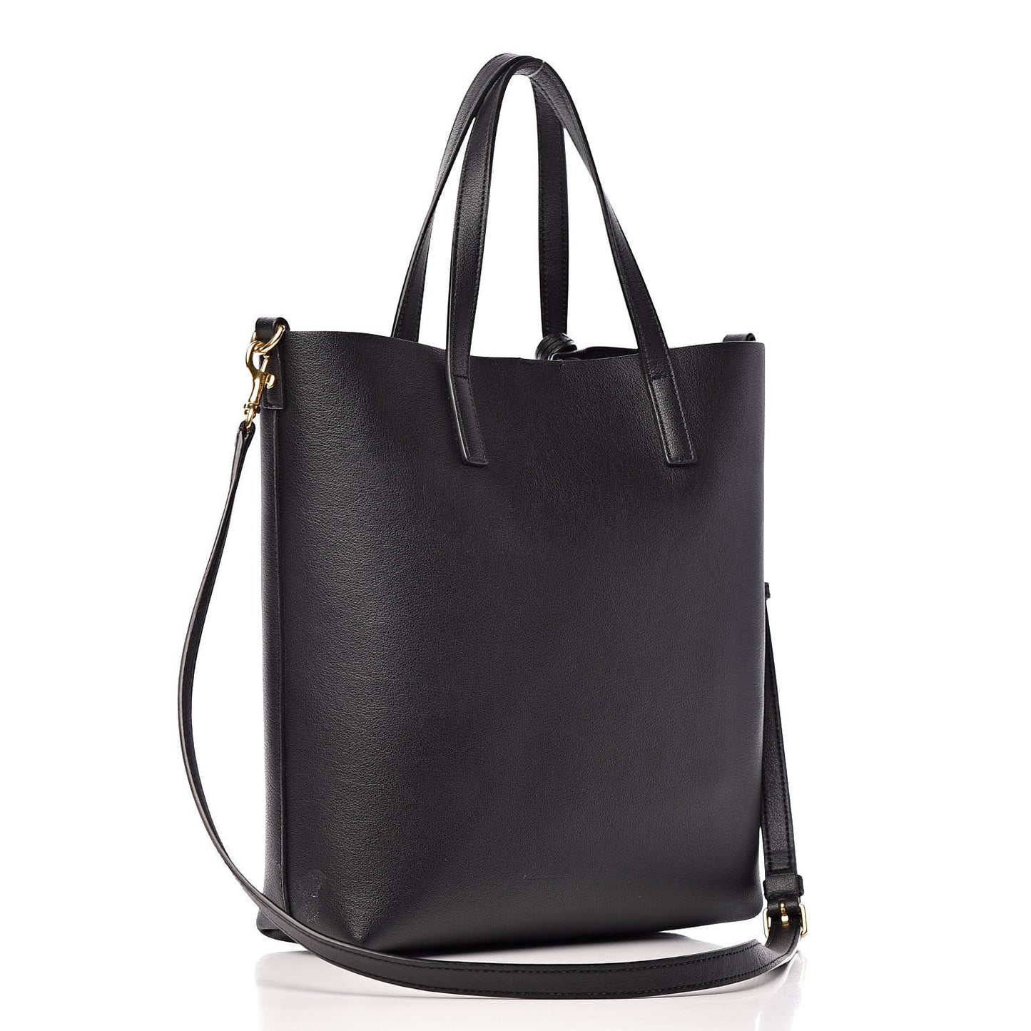 Calfskin Toy Shopping Tote Black