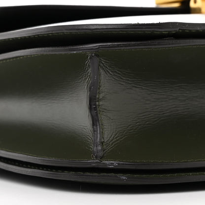 Celine Box Calfskin Medium Classic Box Flap Bag Khaki 11 of 13