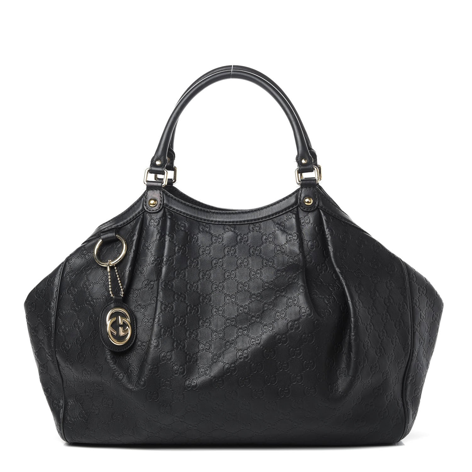 Gucci Guccissima Large Sukey Tote Black 1 of 19