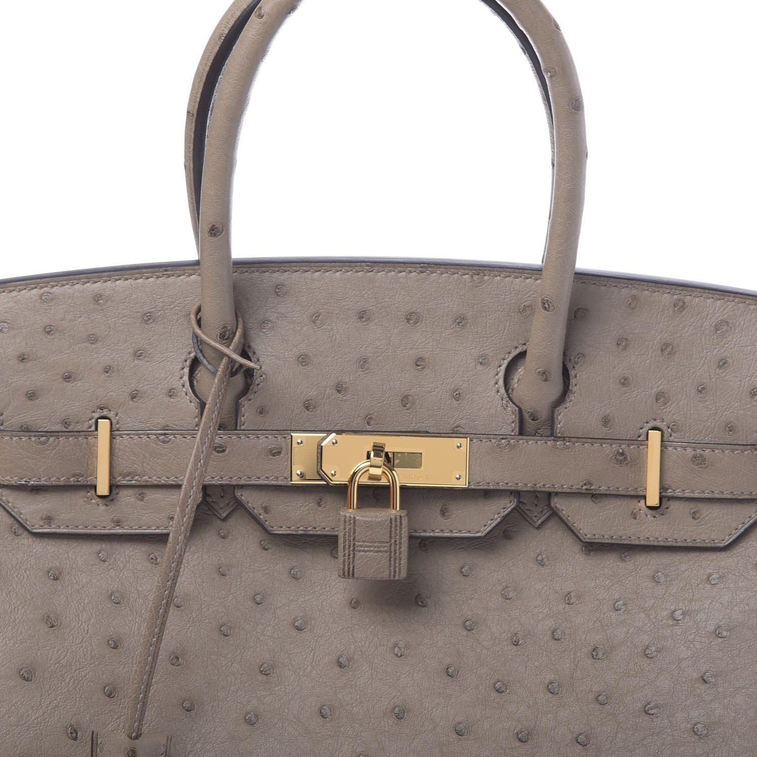 Hermes Ostrich Birkin 30 Gris Asphalte 8 of 11