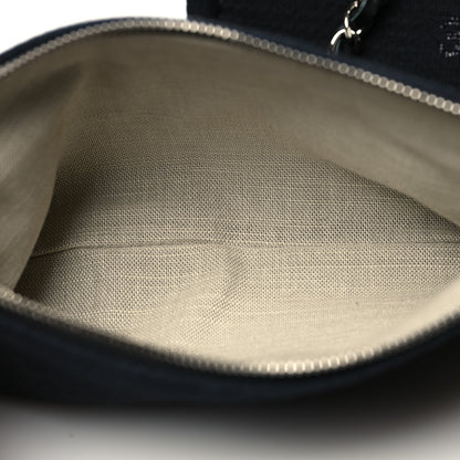 Chanel Mixed Fibers Small Deauville Tote Black 7 of 13