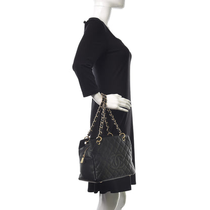 Chanel Caviar Quilted Petit Timeless Tote PTT Black 2 of 9