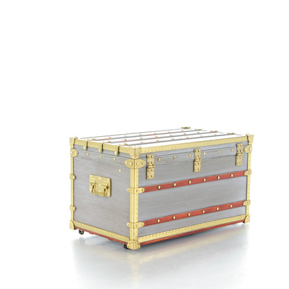 Louis Vuitton Mini Malle Zinc Trunk Paperweight Jewelry Box 3 of 8