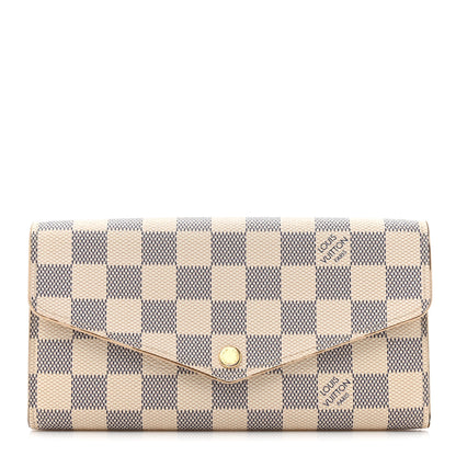 Louis Vuitton Damier Azur Sarah Wallet NM 1 of 14