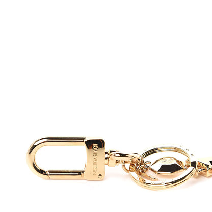 Louis Vuitton LV Facettes Bag Charm Key Holder Gold 3 of 4