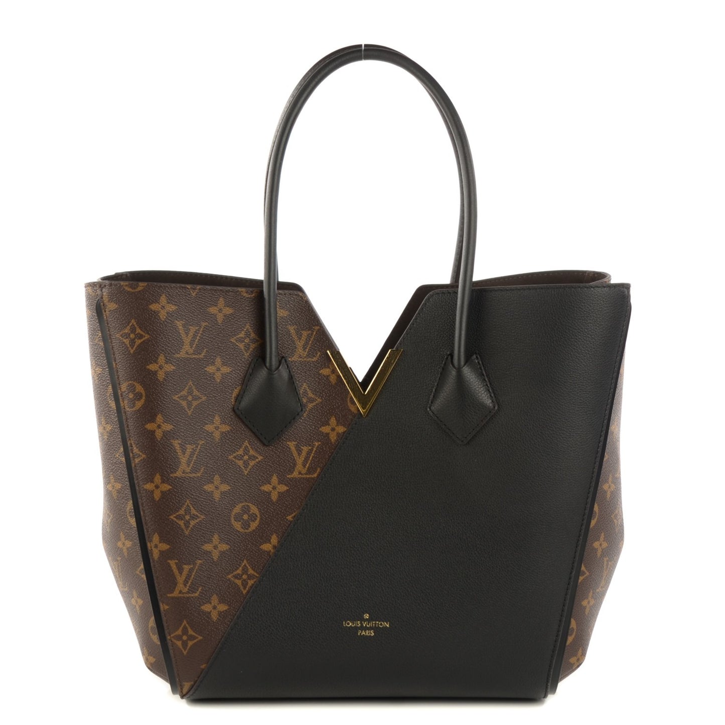 Calfskin Monogram Kimono Tote Black